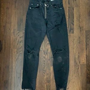 pistola zipper up jeans